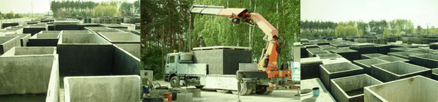 Zbiorniki betonowe w Przedborzu